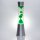 Lampe à lave fraîche Vert SANDRO 39cm Lumière dambiance