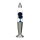 Lampe à lave harmonieuse bleu argent rond Ø6cm TIMMY