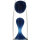 Lampe à lave harmonieuse bleu argent rond Ø6cm TIMMY