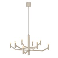 Kronleuchter verstellbar Taupe 8-flammig G9 GU10...
