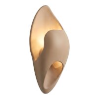 Wandleuchte indirekt Beton Taupe G9 B:17 cm modern