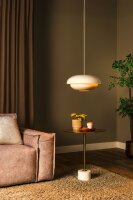 Pendelleuchte indirekt Metall Beige E27 B:40 cm