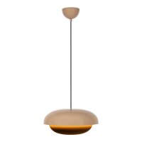 Hängelampe indirekt Metall Taupe E27 Ø40 cm rund