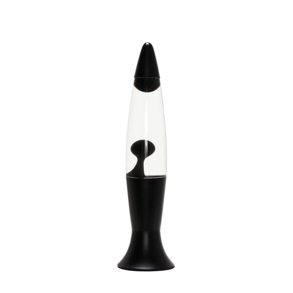 Elégante lampe à lave noire 40cm G9 Retro ROXY