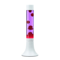 Lampe à lave éclatante YVONNE Rouge Violet...