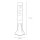 Lampe à lave éclatante YVONNE Rouge Violet Blanc H:38cm