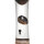 Lampe à lave argentée SANDRO 39cm table rétro élégante