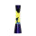 Lampe à lave "Ringo" en jaune-bleu