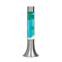 Lampe à Lave Design Bleu Cire Blanc 38cm de haut...