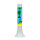 Lampe à lave YVONNE Bleu Jaune coloré H:38cm