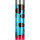 Lampe à lave "Yvonne" bleu/rouge