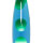 Impressionnante lampe à lave rétro TIMMY Vert Bleu