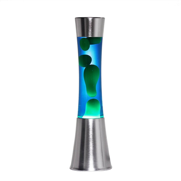 Lampe à Lave Rétro Bleu Vert 39cm dambiance SANDRO