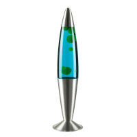 Lampe à lave multicolore Bleu Cire Vert JENNY 42cm...