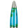 Lampe à lave multicolore Bleu Cire Vert JENNY 42cm de haut