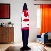 Joyeuse lampe à lave TIMMY bleue 36cm petite table