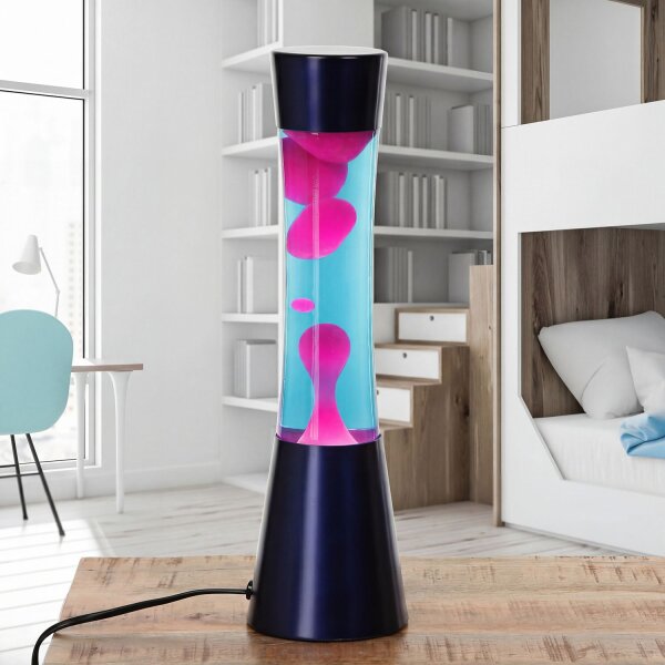 Lampe à lave "Ringo" bleu