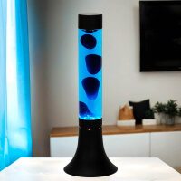 Lampe à lave stylée YVONNE Bleu H:38cm...