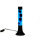 Lampe à lave stylée YVONNE Bleu H:38cm décoratif