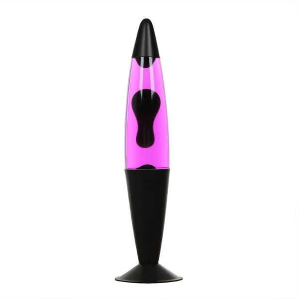 Lampe à Lave Féminine Rose Violet foncé Cire JENNY