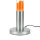 Lampe à lave élégante Orange Transparent ronde ALAN