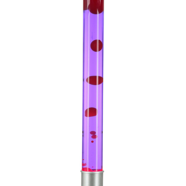 Grande lampe à lave ALAN H:76cm Cire rouge Violet Rétro