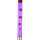 Grande lampe à lave ALAN H:76cm Cire rouge Violet Rétro