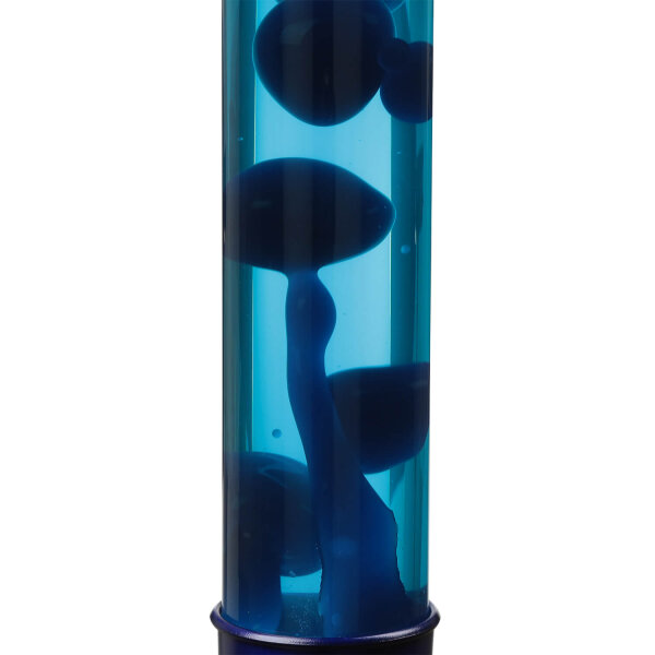 Lampe à lave design XXL bleue bleu clair ronde 76cm ALAN