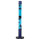 Lampe à lave design XXL bleue bleu clair ronde 76cm ALAN