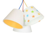 Lampe à suspendre pour enfants Blanc Orange...