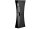 Colonne de prises en acier inoxydable ext&eacute;rieur 4x noir IP44 46cm