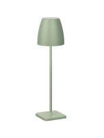 LED Tischlampe au&szlig;en Olivgr&uuml;n 38 cm Akku IP54...