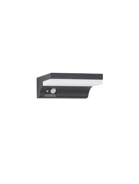 LED Außenwandleuchte IP65 Bewegungsmelder 16 cm Anthrazit