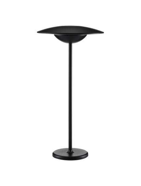 Akku Tischlampe LED kabellos IP54 38 cm Schwarz Touch Dimmer