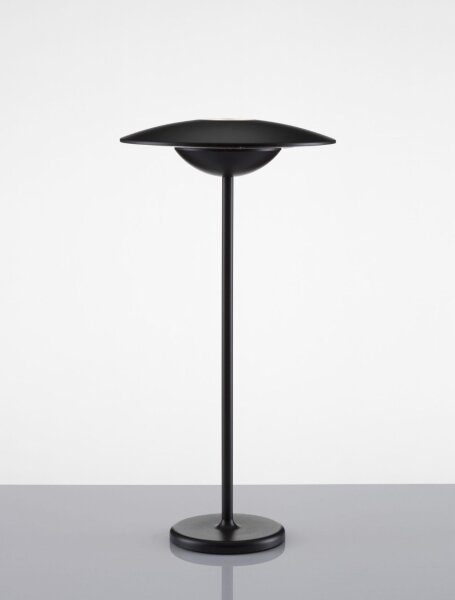 Akku Tischlampe LED kabellos IP54 38 cm Schwarz Touch Dimmer
