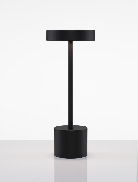 Akku Tischlampe LED kabellos IP54 30 cm Schwarz Touch Dimmer