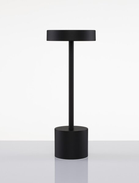 Akku Tischlampe LED kabellos IP54 30 cm Schwarz Touch Dimmer