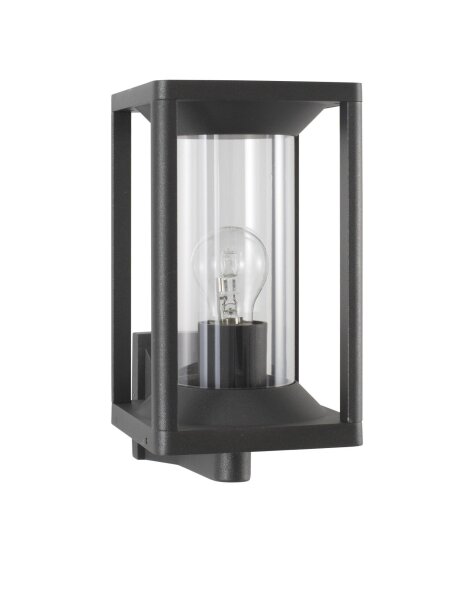 Außenwandleuchte IP65 E27 28 cm hoch Anthrazit BAKER Modern
