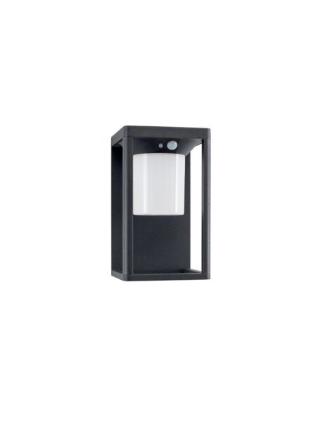 LED Außenwandlampe IP65 Bewegungsmelder 24 cm hoch Anthrazit