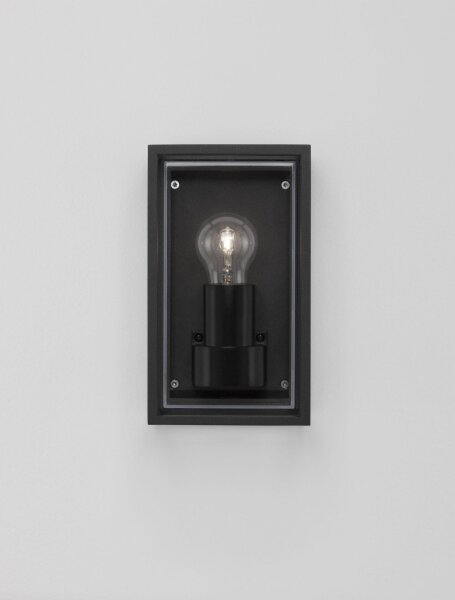 Außenwandleuchte IP65 E27 24 cm hoch Anthrazit BENTON Modern