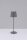 LED Gartenlampe Grau 40 cm hoch IP54 Akku Touch Dimmer