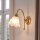 Applique murale laiton verre noble E14 couloir ALKMENE