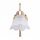 Applique murale laiton verre noble E14 couloir ALKMENE