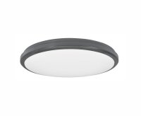 LED Deckenlampe au&szlig;en Wei&szlig; Dunkelgrau 32 cm...