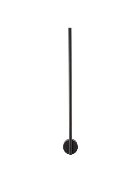 LED Wandlampe schmal 60 cm Schwarz Aluminium warmweiß 700 lm