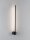 LED Wandlampe schmal 60 cm Schwarz Aluminium warmweiß 700 lm