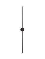 LED Wandlampe Bad IP44 schmal 90 cm Schwarz indirekt