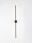 LED Wandlampe Bad IP44 schmal 90 cm Schwarz indirekt