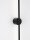 LED Wandlampe Bad IP44 schmal 90 cm Schwarz indirekt