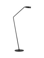 LED Stehlampe 170 cm Schwarz dimmbar 2 flammig...